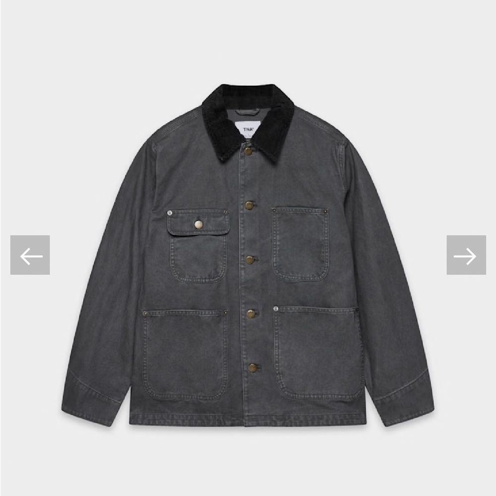 Aritzia TNA Charcoal Field Jacket